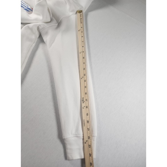 Heritage 1984 Los Angeles Olympics Hoodie White Graphic Sweatshirt Mens Medium - Picture 7 of 8